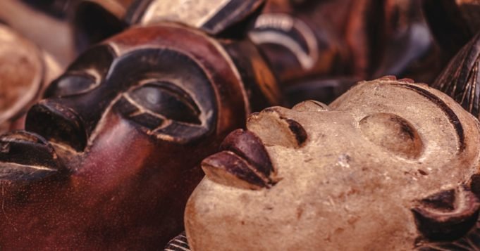 máscaras de madera africanas