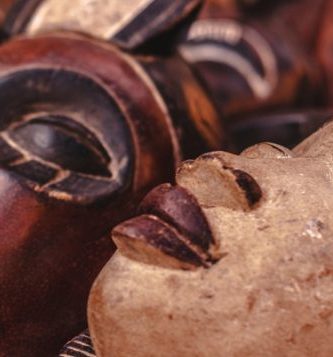 máscaras de madera africanas