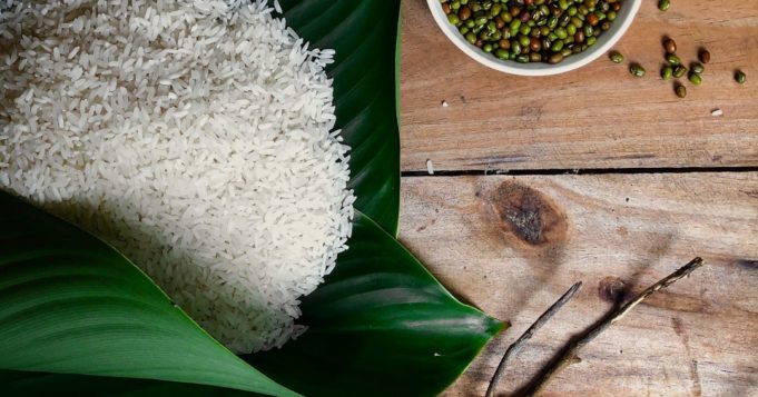 Cuenco de arroz para la abundancia