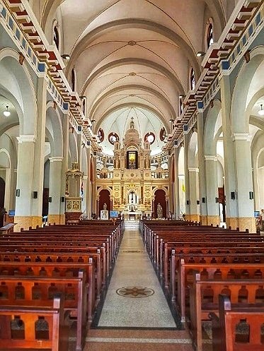 Interior of the Basilica Sanctuary of Caridad del Cobre