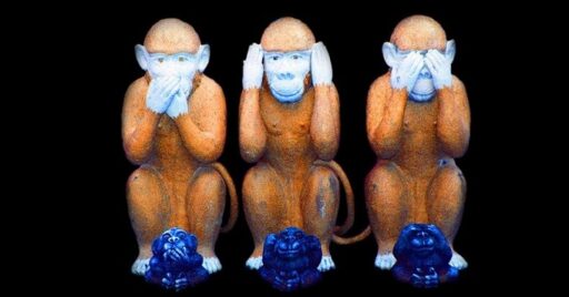 Three wise monkeys