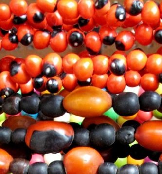 Collar de peonía santería