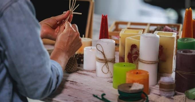 Como hacer velas de canela