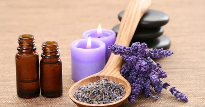 Vela aromática de lavanda