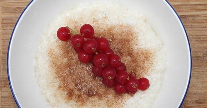 Plato de arroz con leche para Obatalá