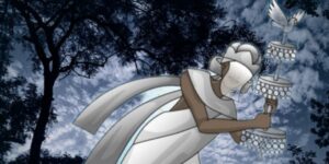 Corona de Obatalá en la Osha