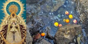 Ofrenda a la Virgen de Regla